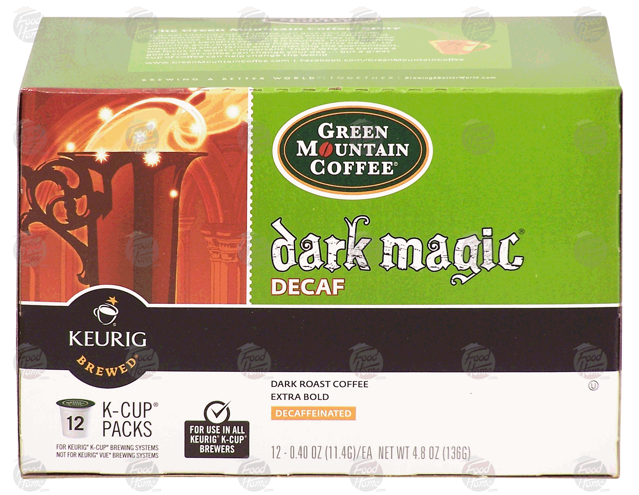 Keurig Green Mountain Coffee dark magic; dark roast coffee, extra bold, 12 k-cups Full-Size Picture